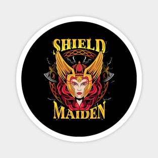 Shield Maiden Norse Mythology Female Warrior Magnet